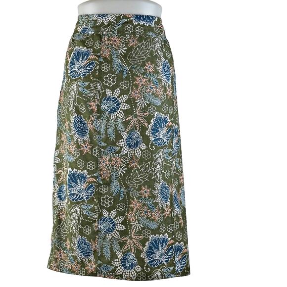 Rip Skirt La Boheme Olive Length 3 Wrap Skirt - Picture 2 of 6